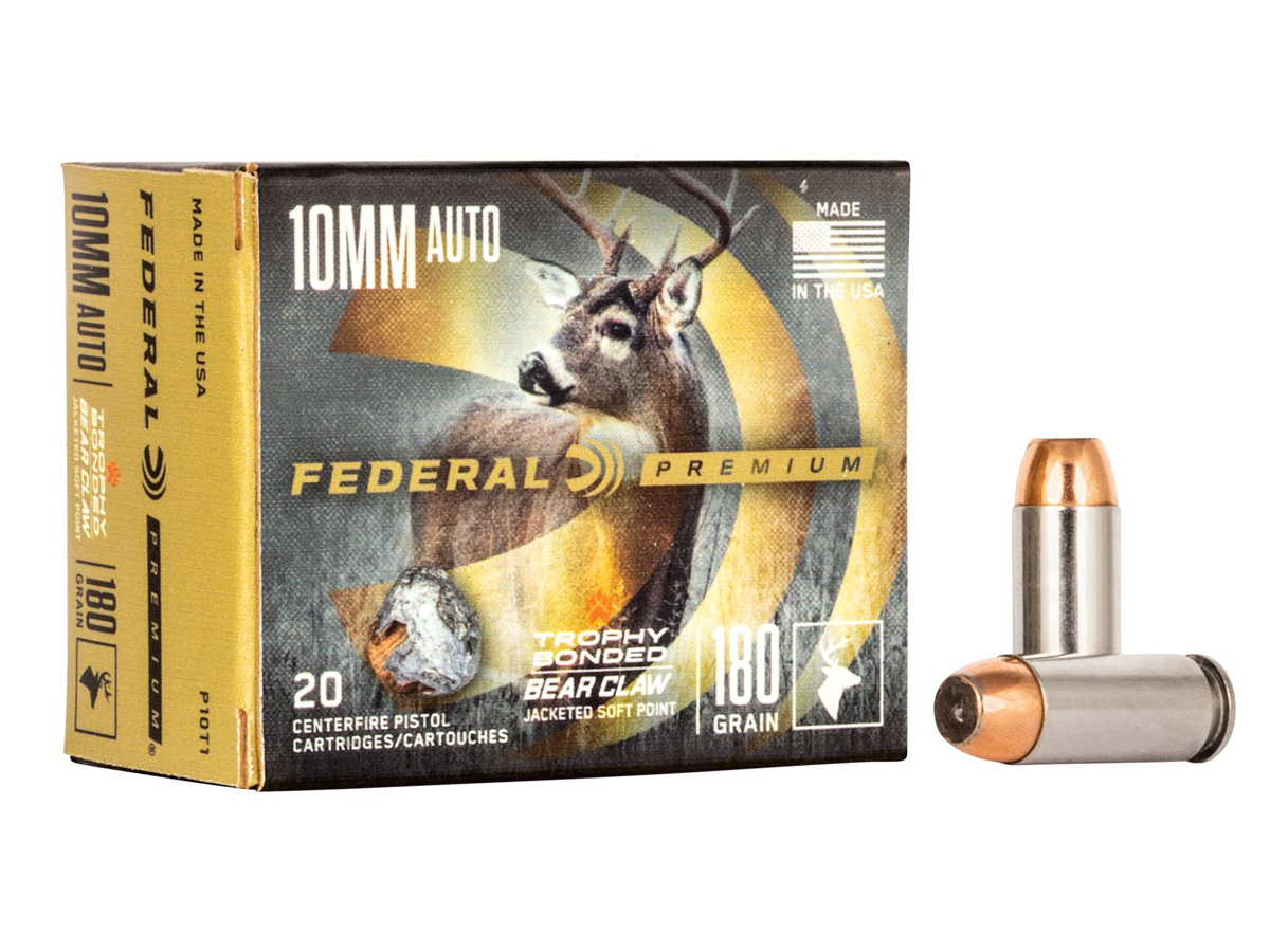 10mmAuto Federal Premium Trophy Bonded Bear Claw JSP 180gr/11,66g (P10T1)