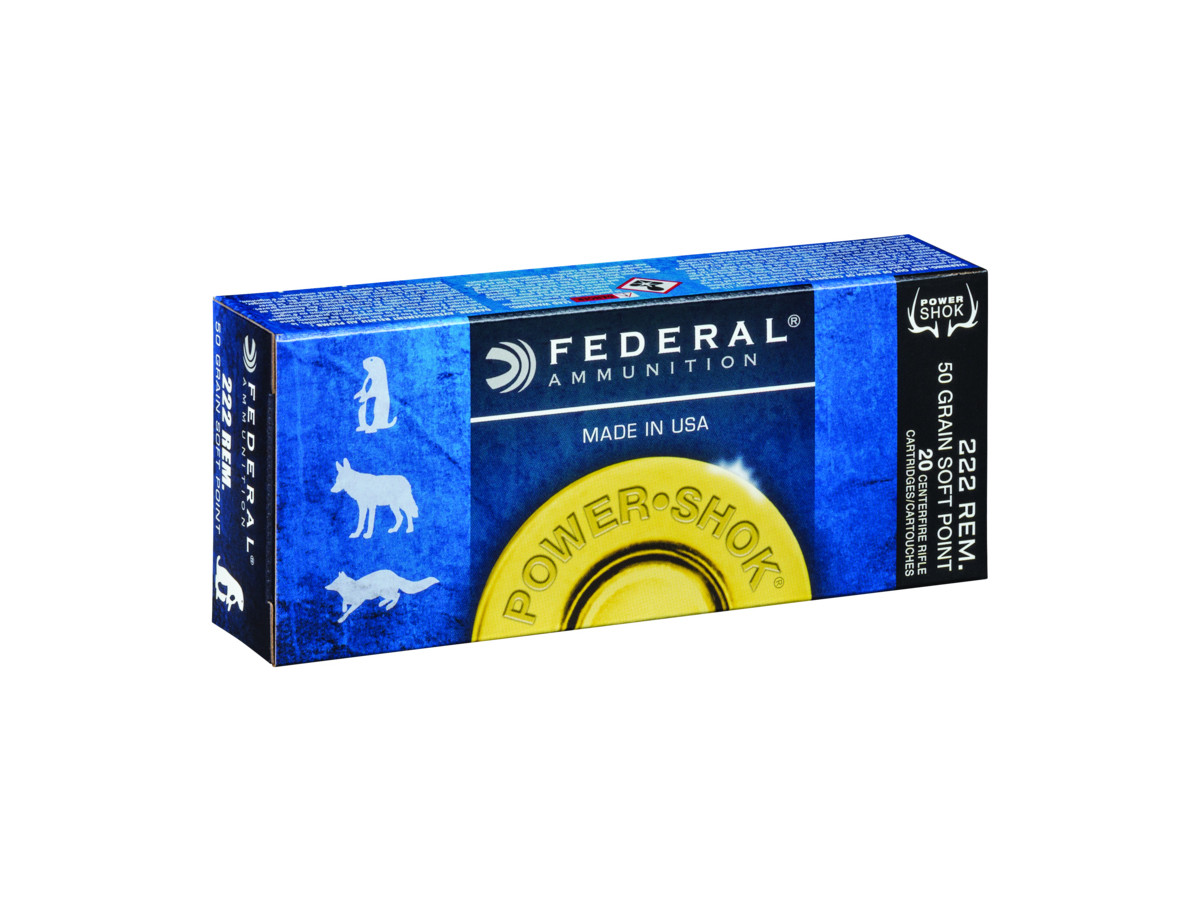 .222Rem. Federal Power-Shok 50gr/3,24g SP (222A)