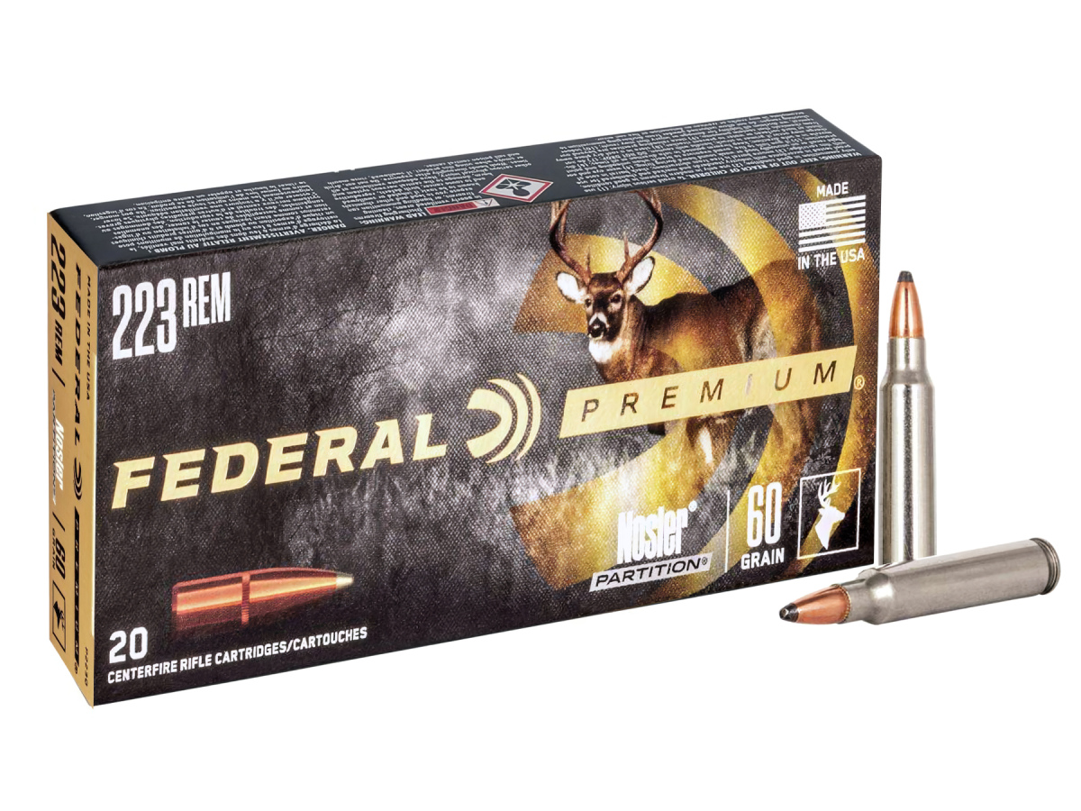 .223Rem. Federal Premium Nosler Partition 60gr/3,89g (P223Q)