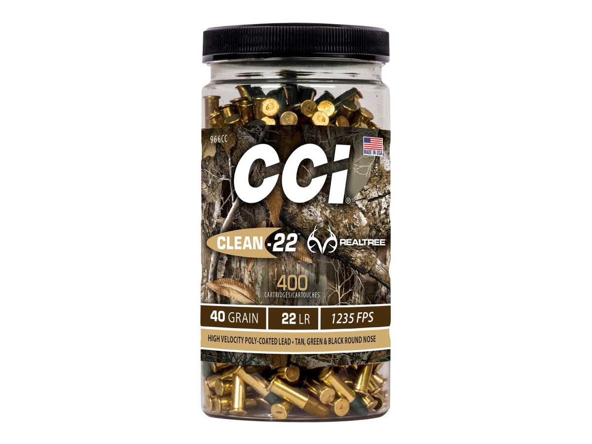 .22LR CCI Clean-22 40gr/2,59g High Velocity Poly-Coated LRN, 400 ks (966CC)