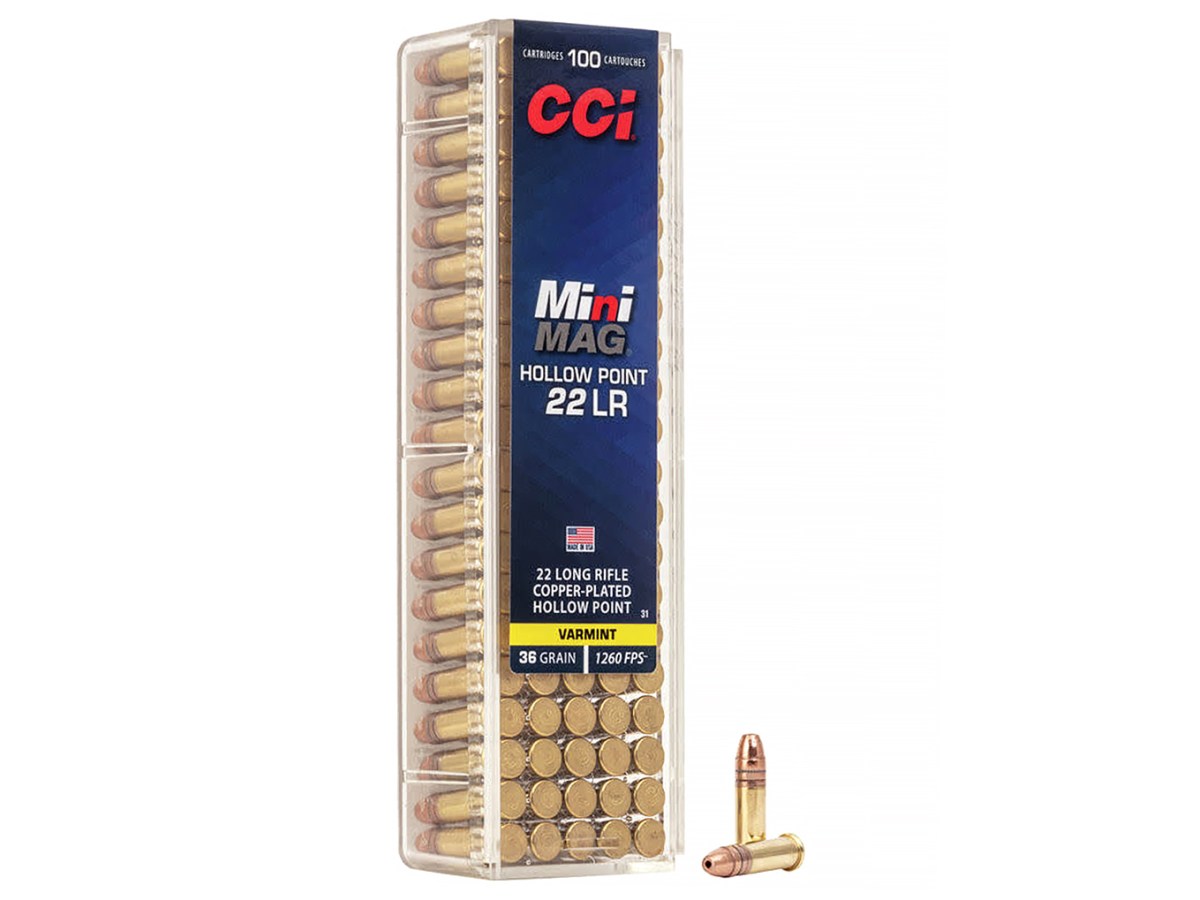 .22LR CCI Mini-Mag HP 36gr/2,33g Copper-Plated HP, 100 ks (0031)