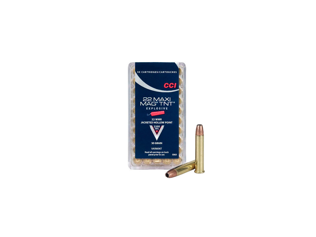 .22WMR CCI Maxi-Mag TNT 30gr/1,94g TNT JHP (0063)