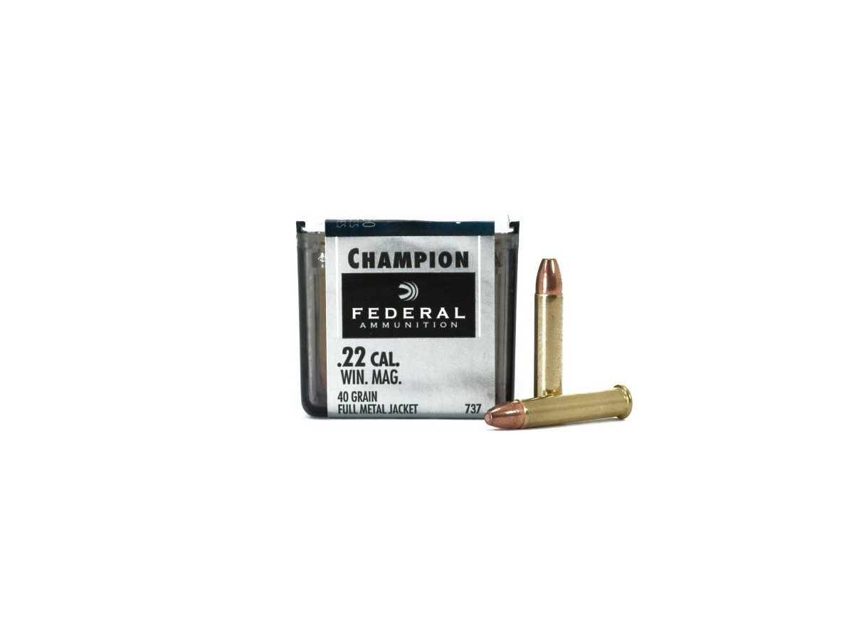 .22WMR Federal Champion 40gr/2,59g FMJ (737)