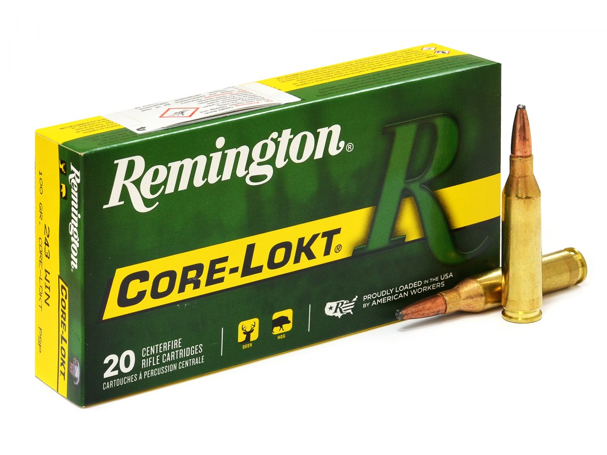 .243Win. Remington Core-Lokt 100gr/6,48g Pointed SP (R27802)