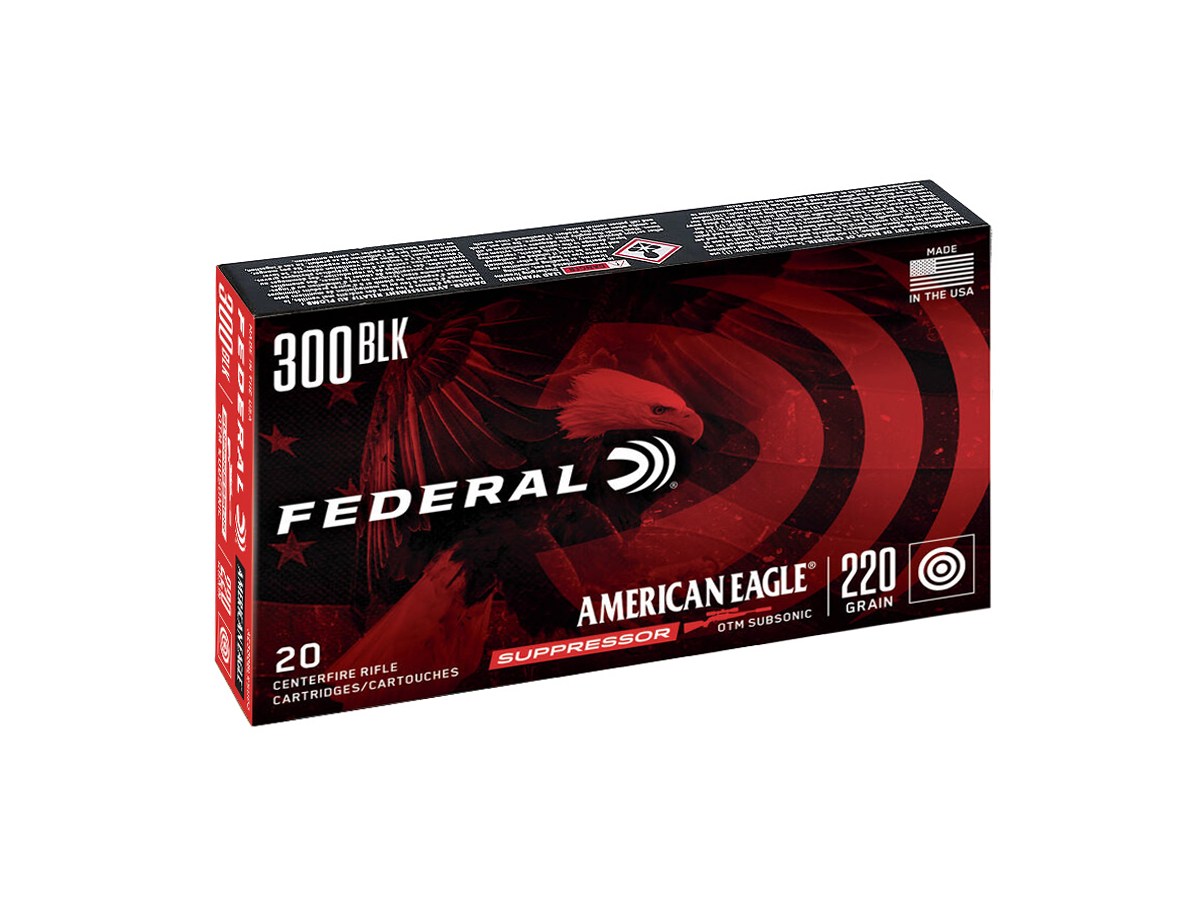 .300 AAC Blackout American Eagle Suppressor 220gr/14,26g OTM (AE300BLKSUP2)