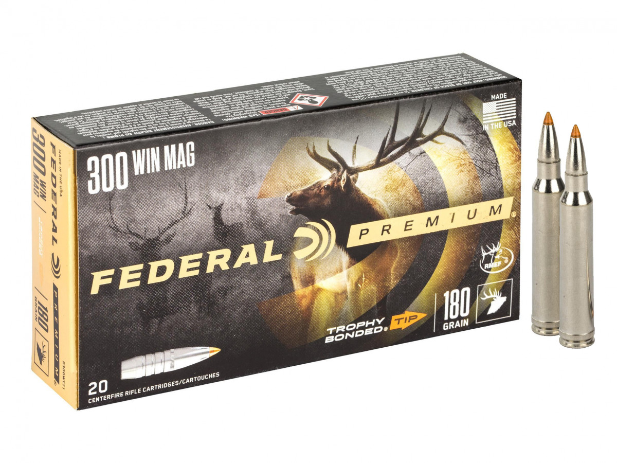 .300WinMag. Federal Premium Trophy Bonded Tip 180gr/11,66g (P300WTT1)