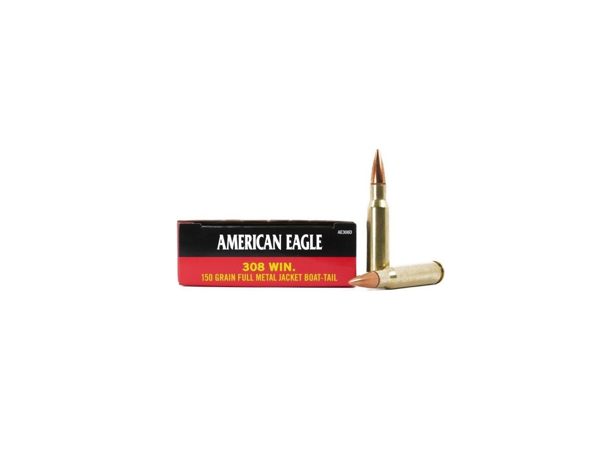 .308Win. American Eagle 150gr/9,72g FMJ BT (AE308D)