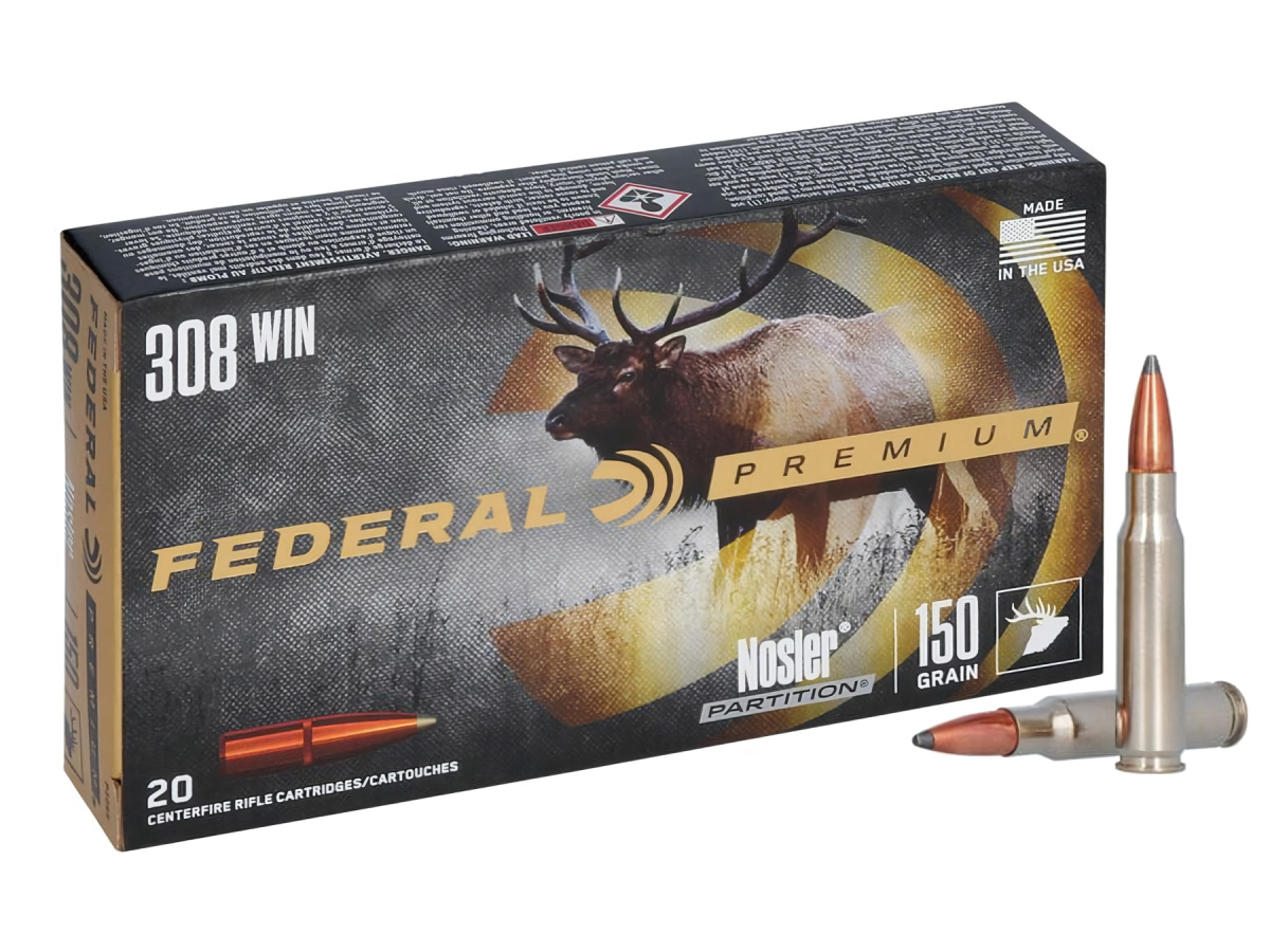 .308Win. Federal Premium Nosler Partition 150gr/9,7g (P308S)