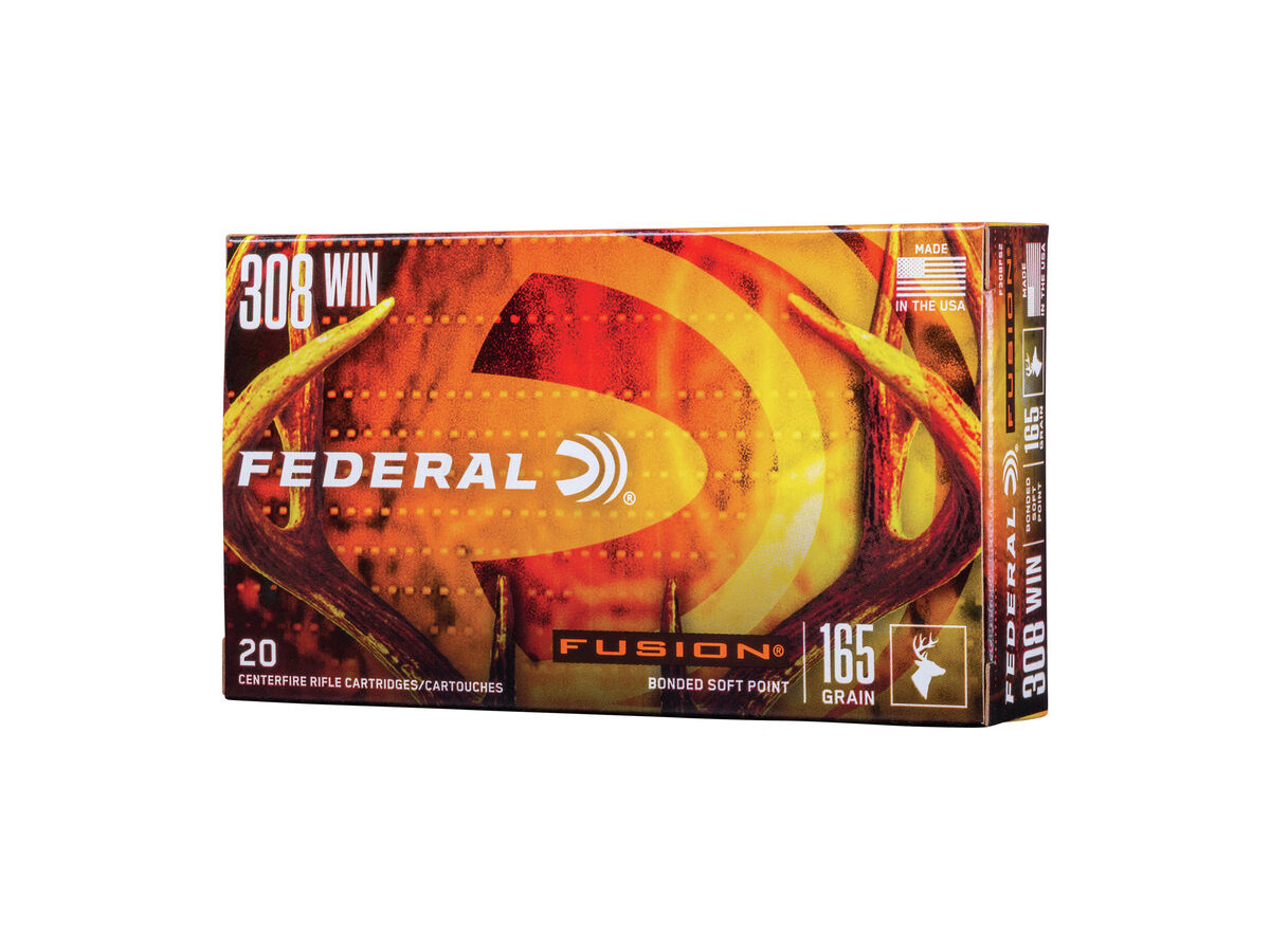.308Win. Federal Fusion 165gr/10,69g SP (F308FS2)