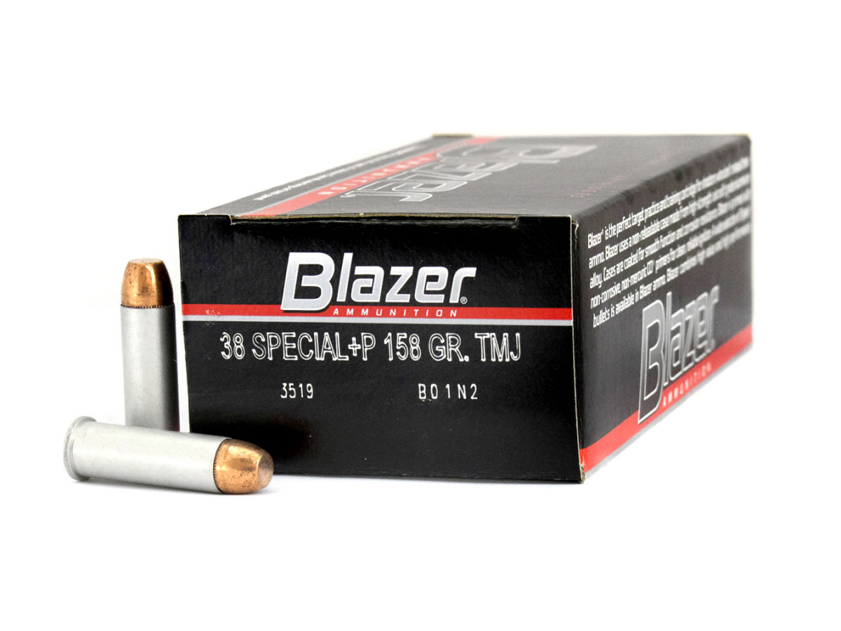 .38Special+P Blazer 158gr/10,24g TMJ (3519)