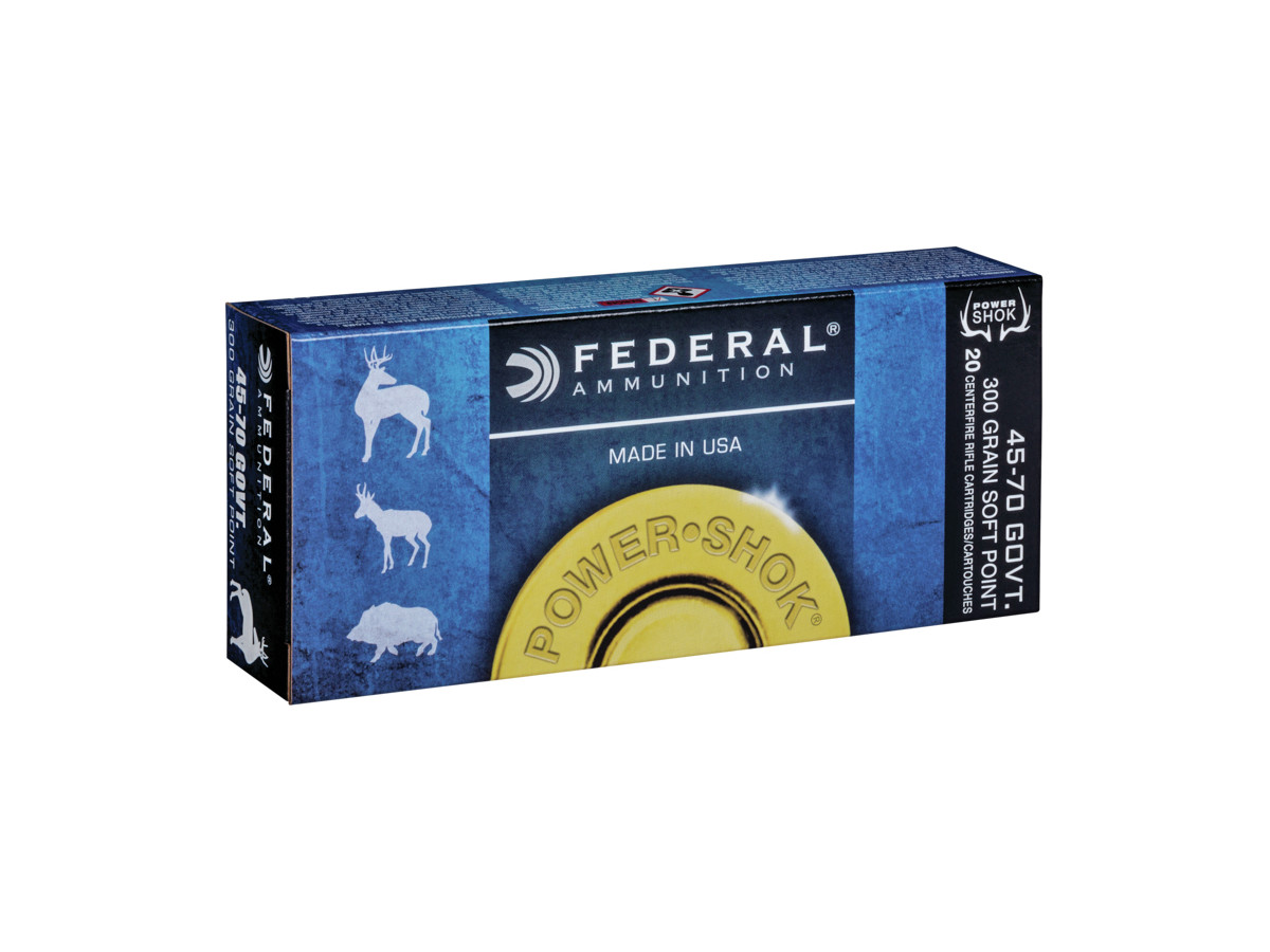 .45-70Government Federal Power-Shok 300gr/19,44g JSP (4570AS)