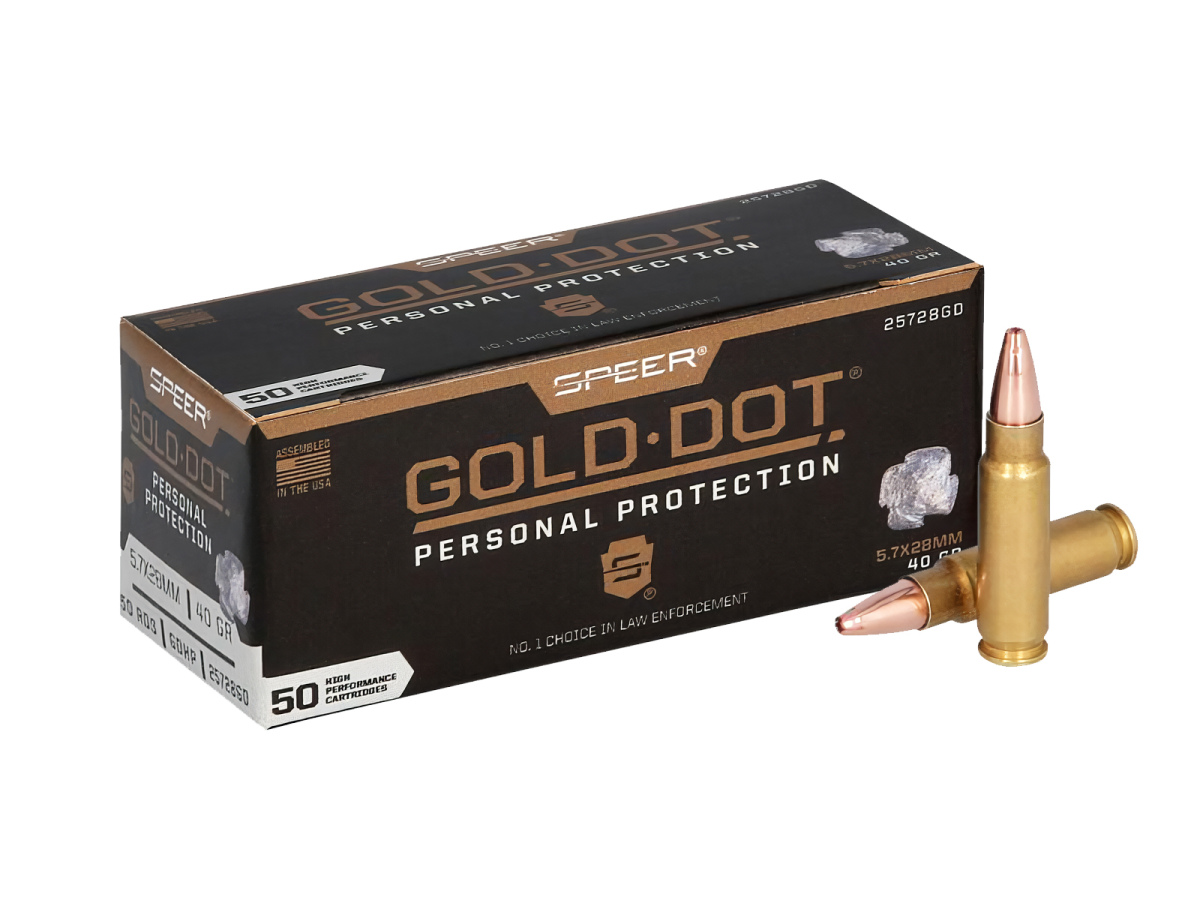 5,7x28mm Speer Gold Dot 40gr/2,59g HP (25728GD)