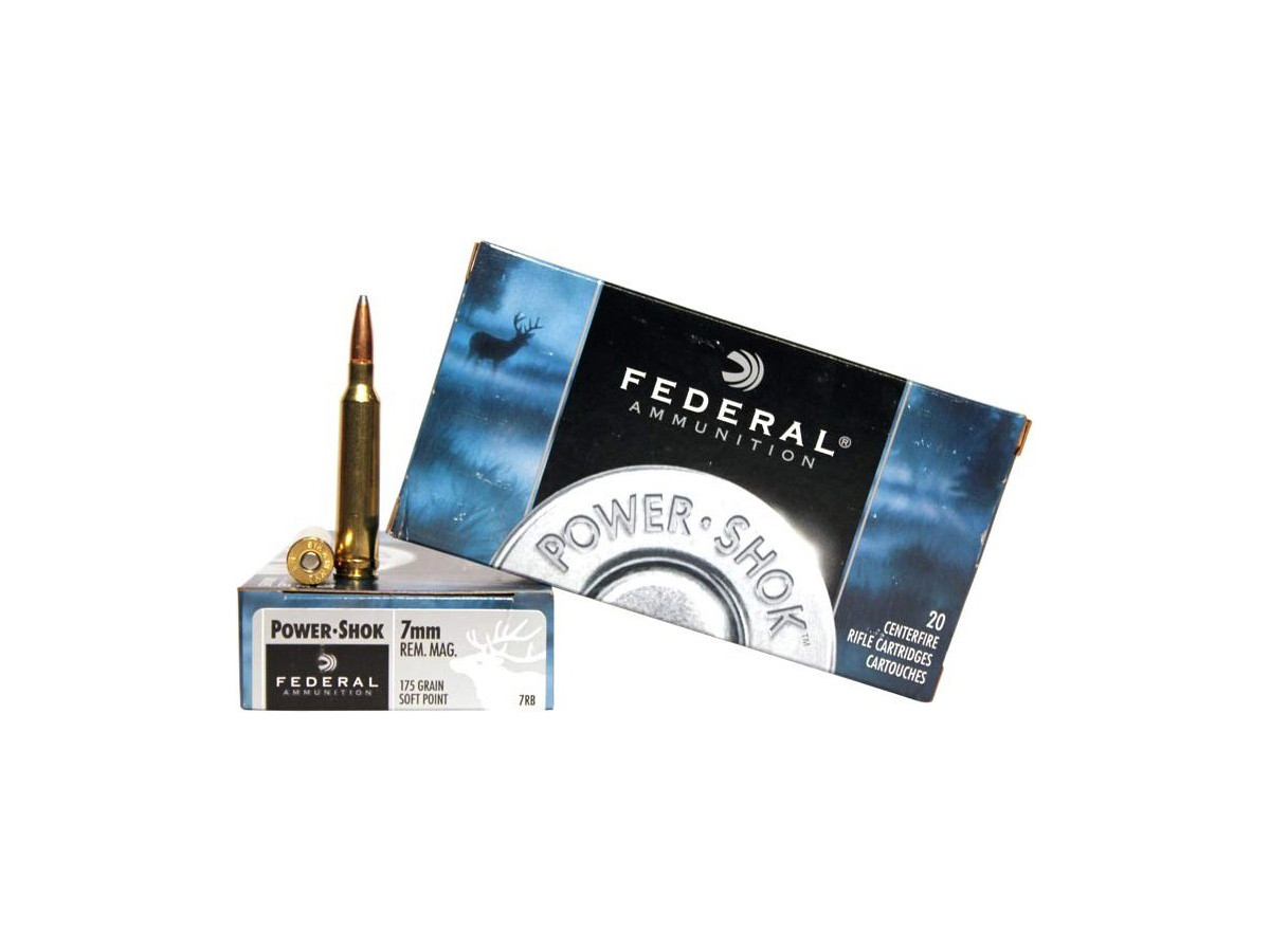 7mmRemMag. Federal Power-Shok 175gr/11,34g SP (7RB)