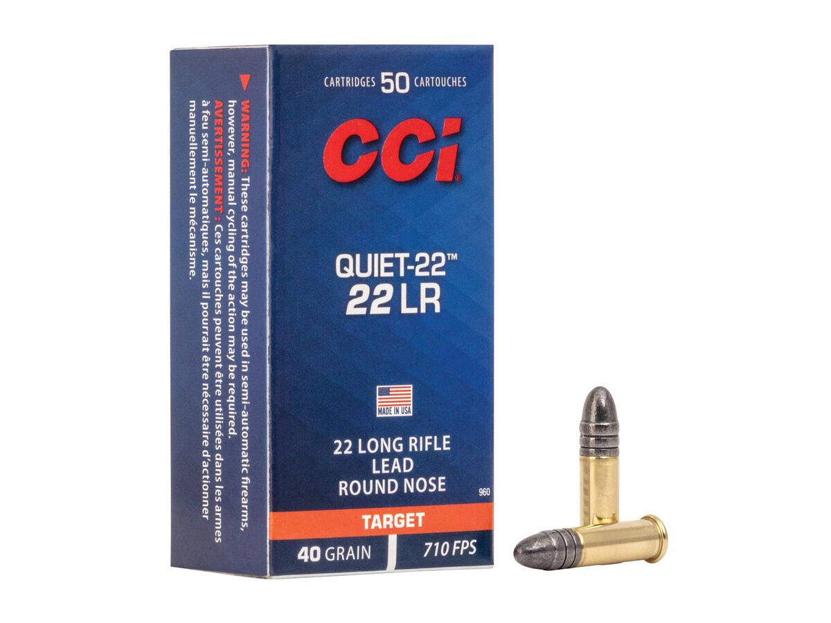 .22LR CCI Quiet-22 40gr/2,59g LRN, 50 ks (0960)