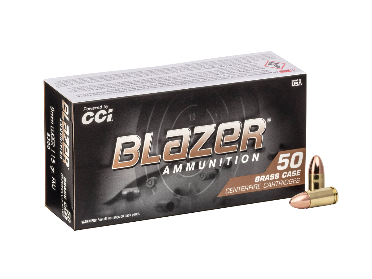 9mm Luger Blazer 115gr/7,45g FMJ (5200)