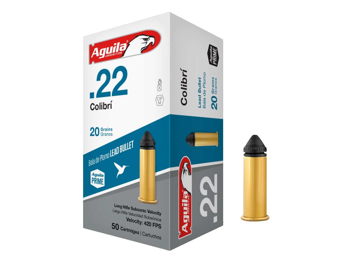 Aguila .22LR Colibrí 20gr/1,30g Lead Bullet, 50 ks (1B220337/1B223606)