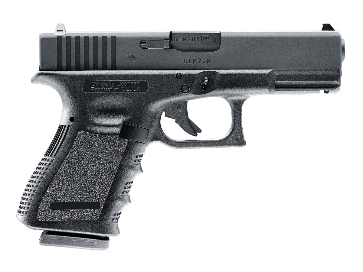 Airsoft. pištoľ GLOCK 19, kal. 6mm, gas