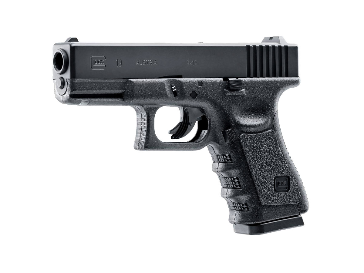 Airsoft. pištoľ GLOCK 19, kal. 6mm, CO2