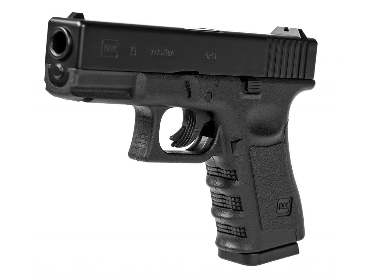 Airsoft. pištoľ GLOCK 19, kal. 6mm, CO2