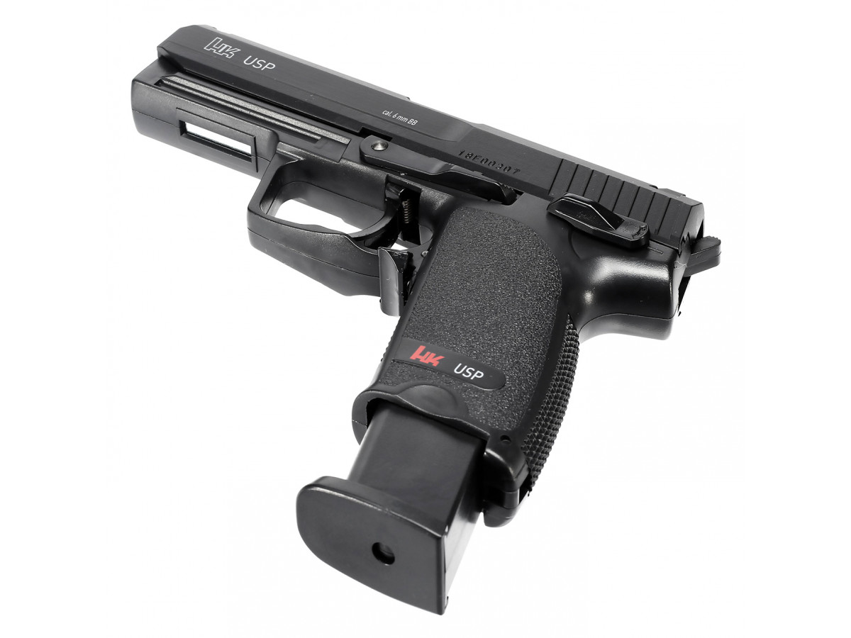 Airsoft. pištoľ Heckler & Koch USP, kal. 6mm, manuál - dekoračný predmet