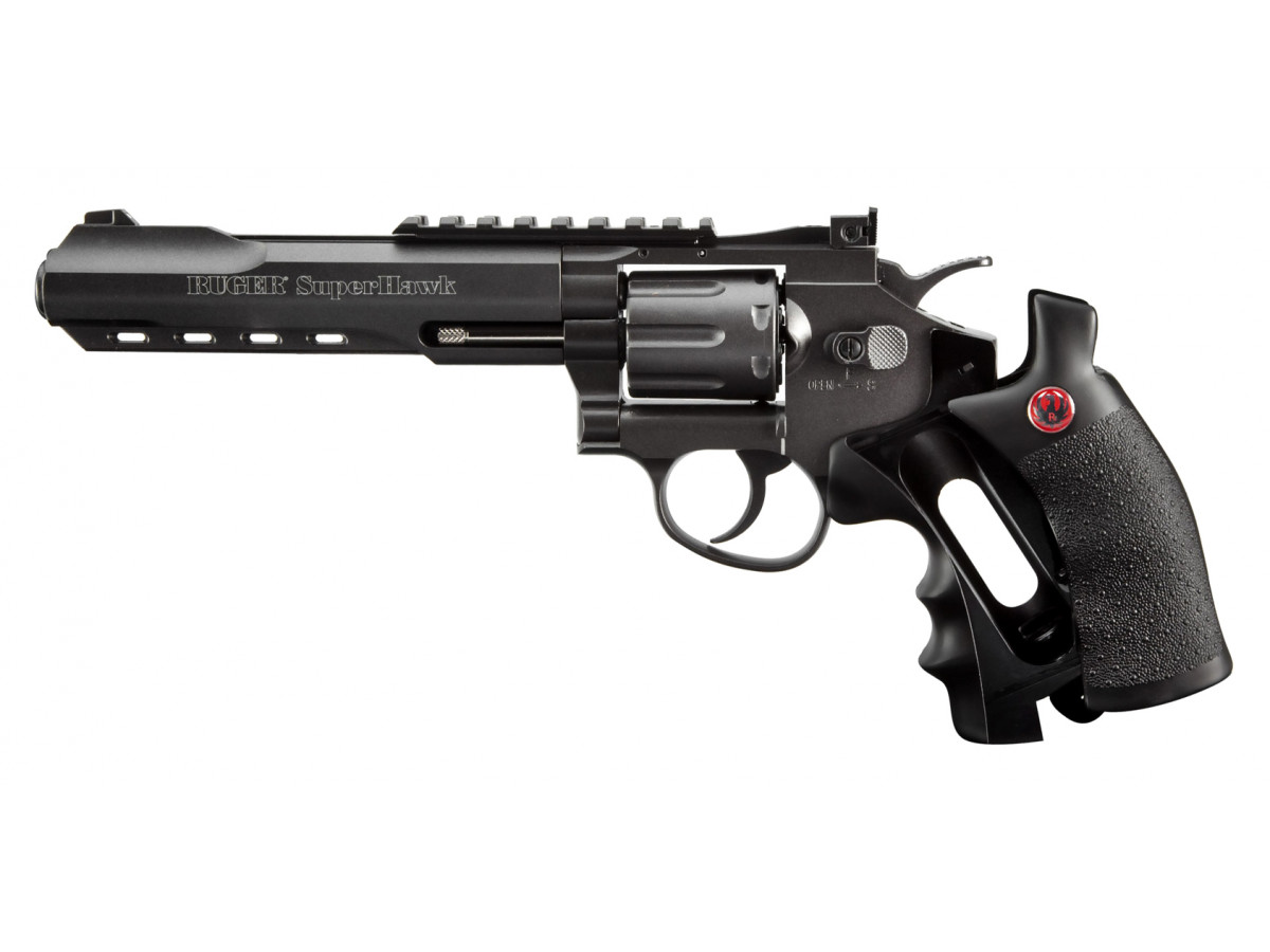 Airsoft. revolver Ruger SuperHawk 6", kal. 6mm, CO2
