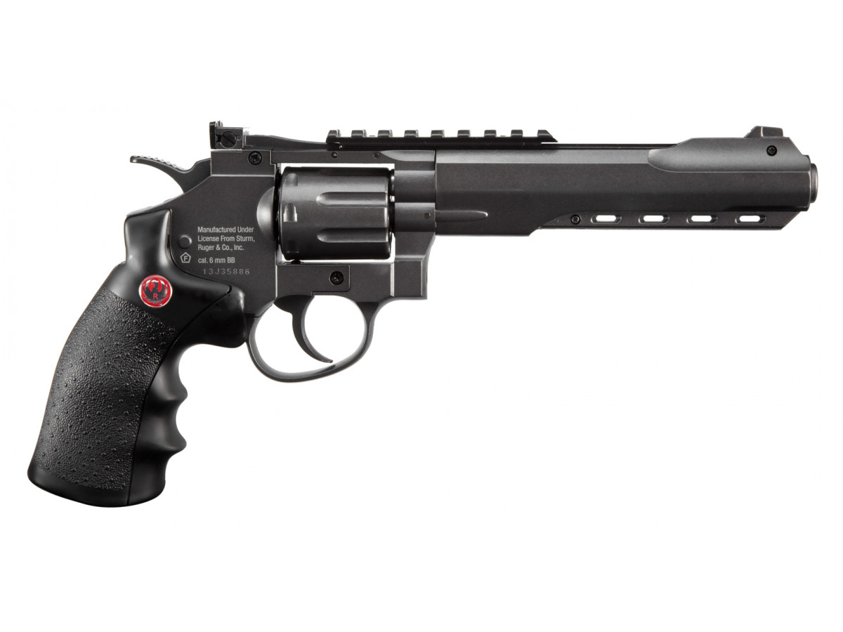 Airsoft. revolver Ruger SuperHawk 6", kal. 6mm, CO2