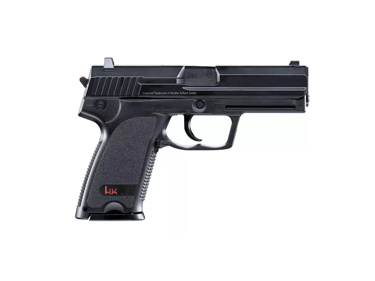 Airsoft. pištoľ Heckler & Koch USP, kal. 6mm, CO2