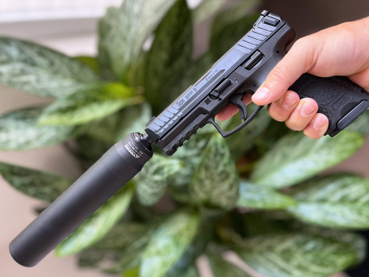 Akciový set HK SFP9 SD, kal. 9x19 + Tlmič Voere