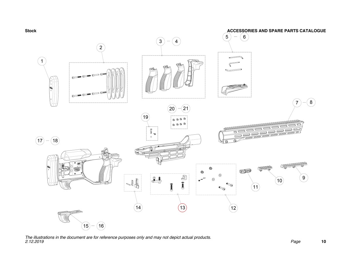 Body parts TRG 22/42 A1