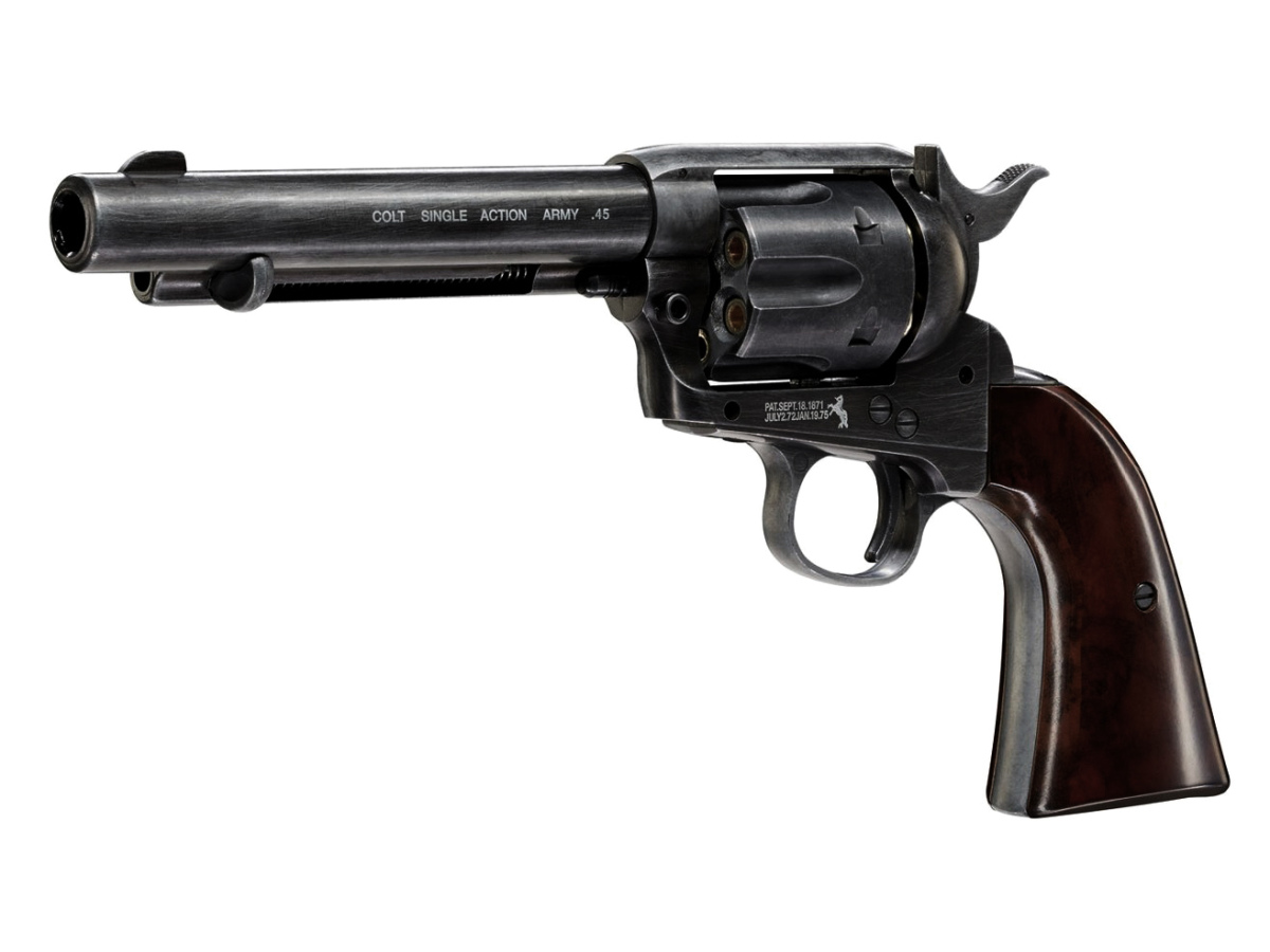 Revolver CO2 Colt SAA .45-5.5" antique, kal. 4,5mm BB
