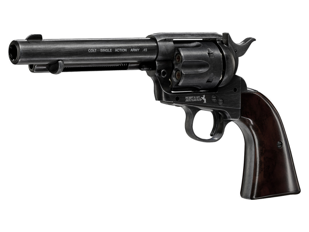 Revolver CO2 Colt SAA .45-5.5" antique, kal. 4,5mm diab.