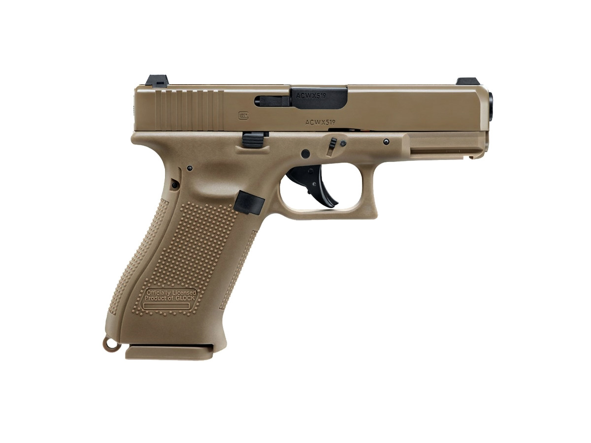 Pištoľ CO2 GLOCK 19X (blowback), kal. 4,5mm BB