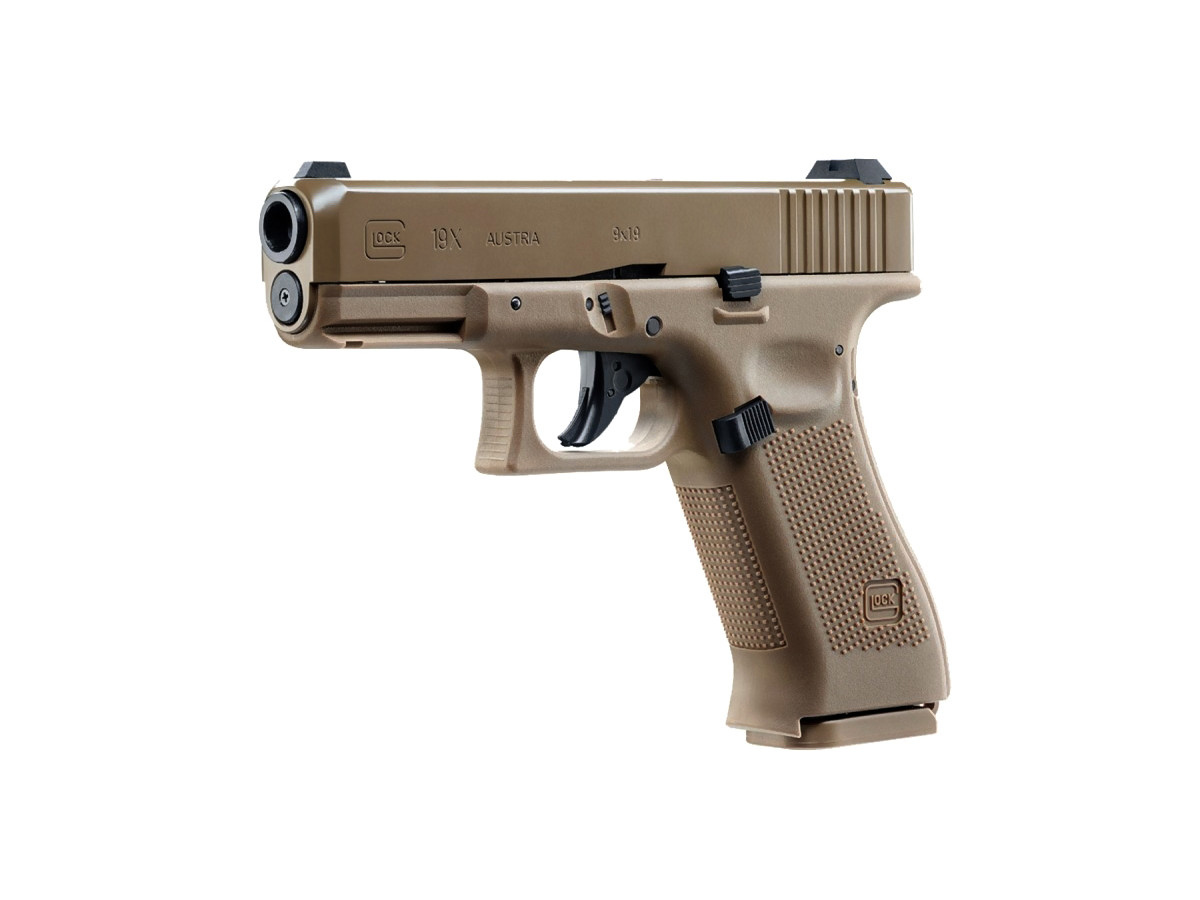 Pištoľ CO2 GLOCK 19X (blowback), kal. 4,5mm BB