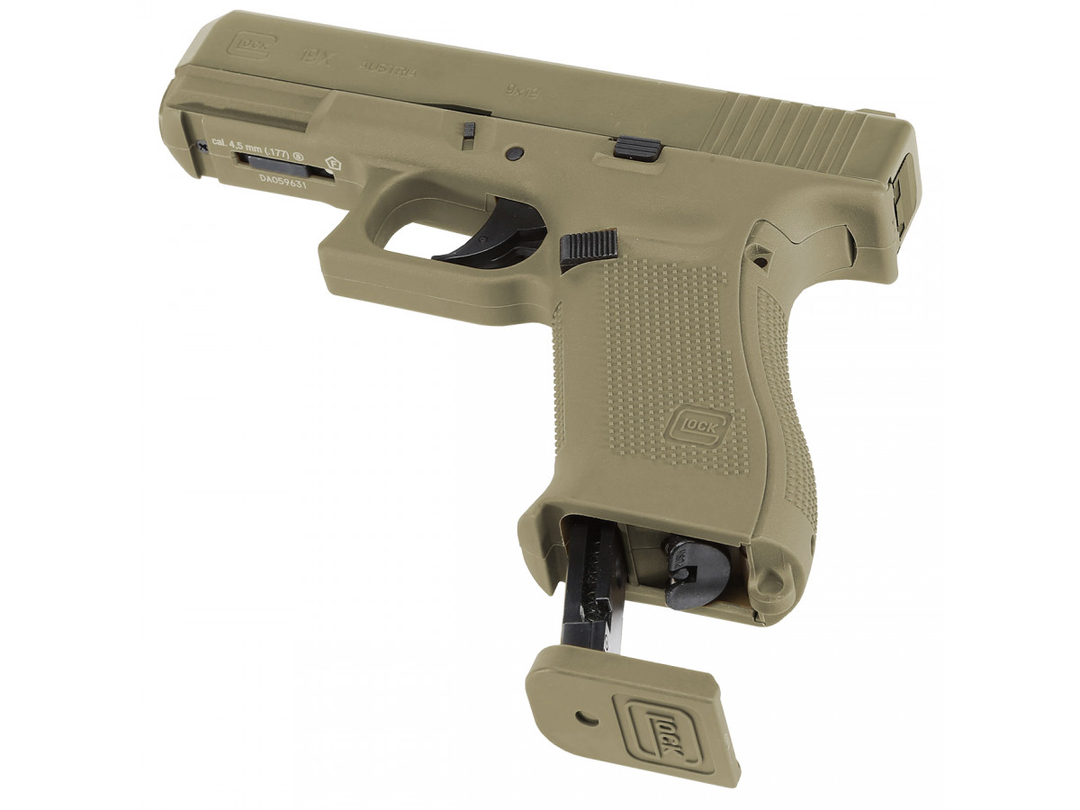 Pištoľ CO2 GLOCK 19X, kal. 4,5mm BB