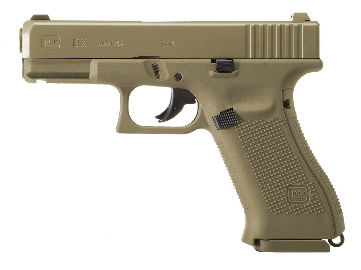 Pištoľ CO2 GLOCK 19X, kal. 4,5mm BB
