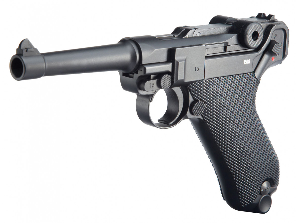 Pištoľ CO2 Legends P.08 Blowback, kal. 4,5mm BB