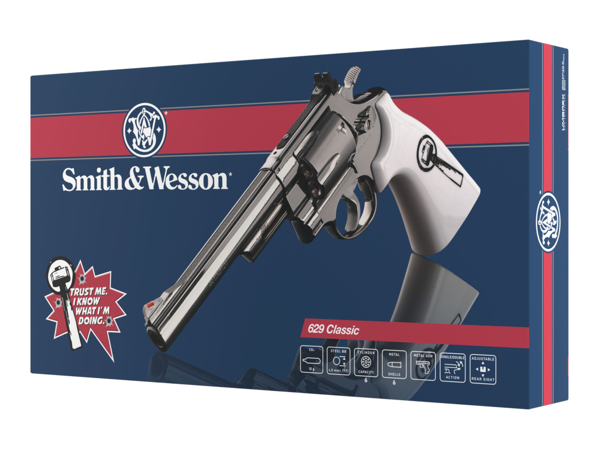 Revolver CO2 Smith & Wesson 629 Trust Me, kal. 4,5mm BB