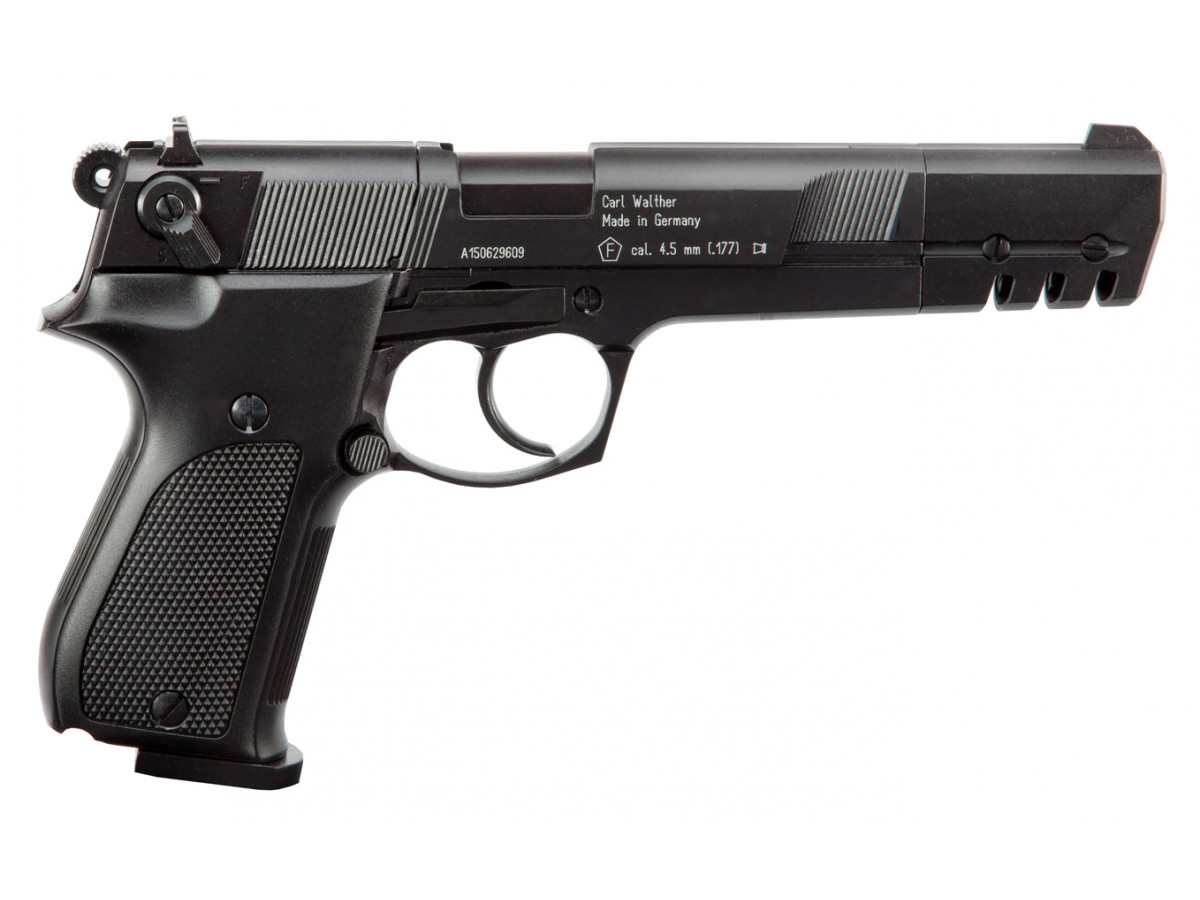 Pištoľ CO2 Walther CP88 Competition čierna, kal. 4,5mm diabolo