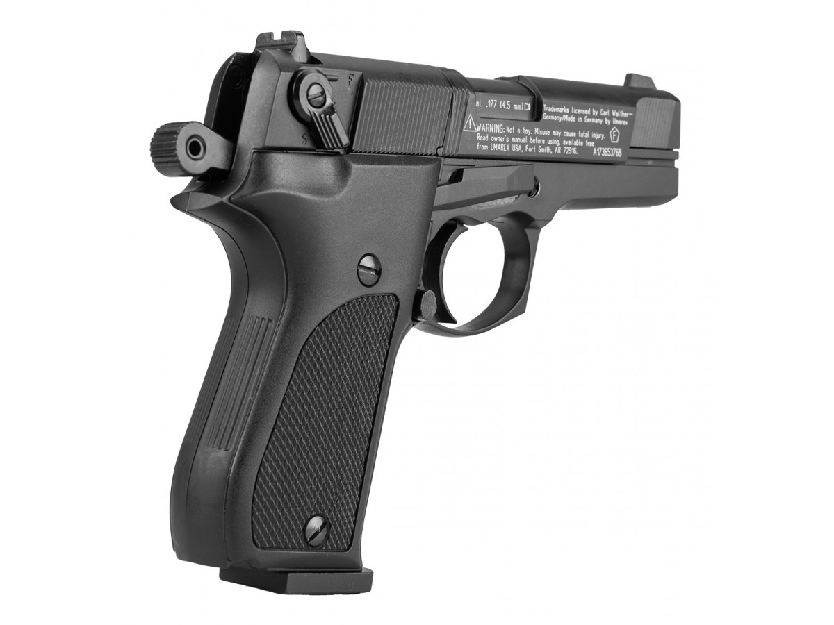 Pištoľ CO2 Walther CP88 čierna, kal. 4,5mm diabolo