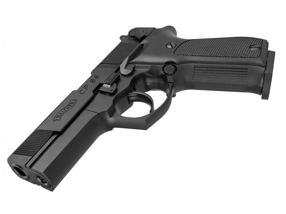 Pištoľ CO2 Walther CP88 čierna, kal. 4,5mm diabolo