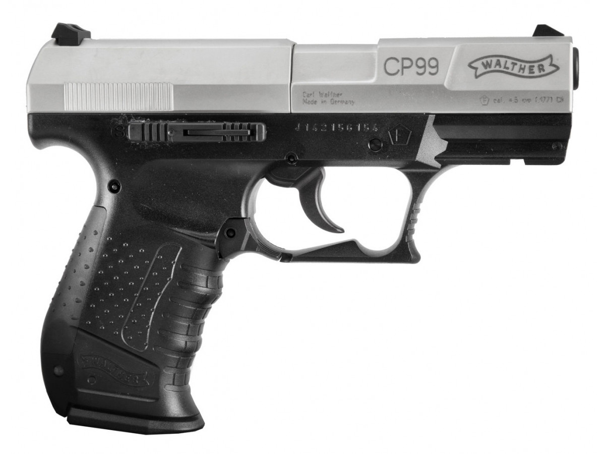 Pištoľ CO2 Walther CP99 bicolor, kal. 4,5mm diabolo