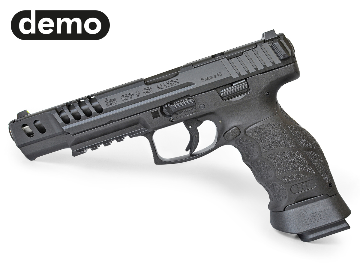 Demo pištoľ HK SFP9 Match OR PB, kal. 9x19