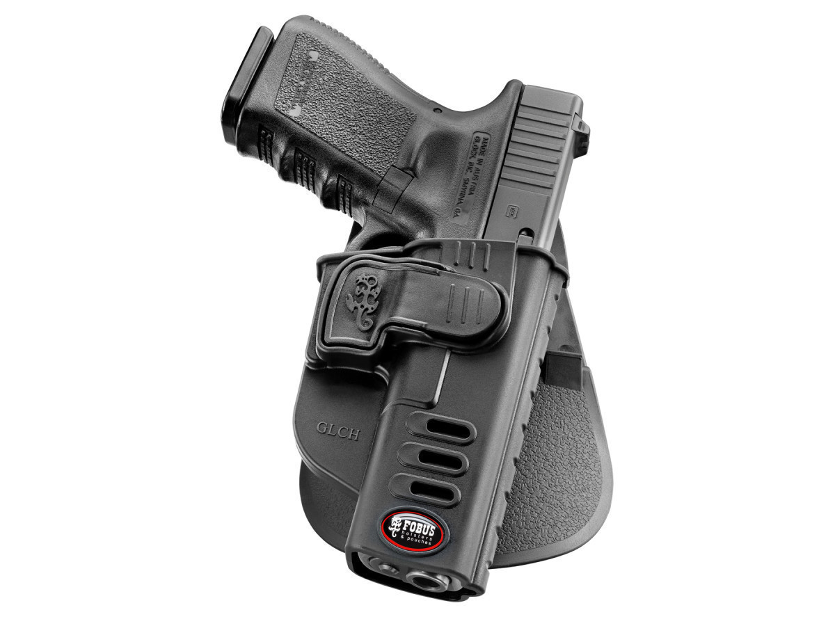 GLCH, puzdro pre Glock 17/19/19X/22/23/ 25/31/32/34/35/44/45, s pádlom, s poistkou