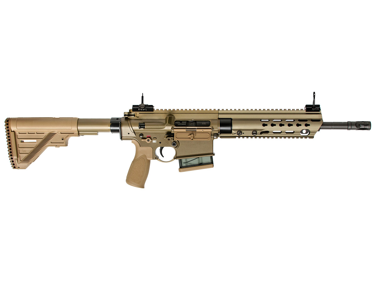 HK MR308 A3 13", kal. .308Win., Slim-Line HKey Handguard GREEN-BROWN