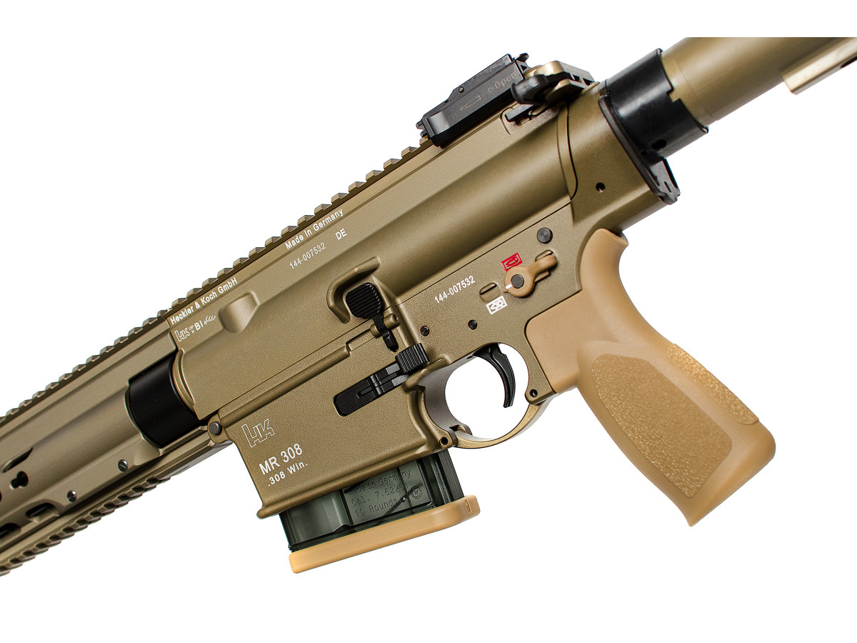 HK MR308 A3 13", kal. .308Win., Slim-Line HKey Handguard GREEN-BROWN