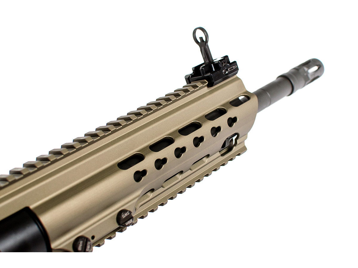 HK MR308 A3 13", kal. .308Win., Slim-Line HKey Handguard GREEN-BROWN