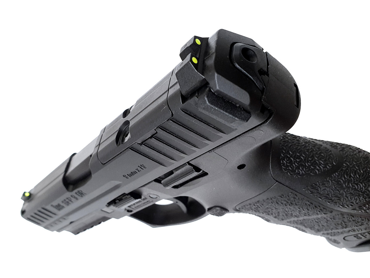 Pištoľ HK SFP9-OR PB, kal. 9x19, s 5 montážnymi platničkami