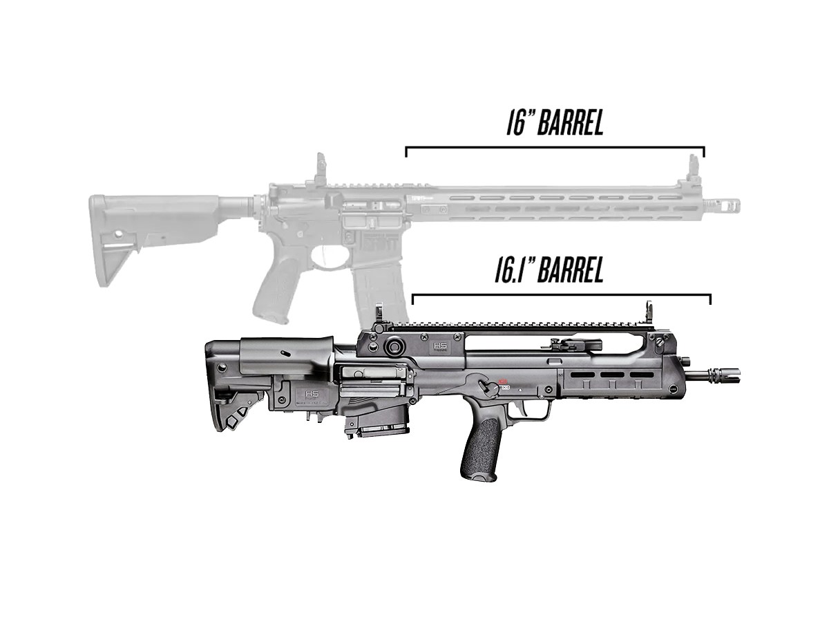 Guľovnica HS VHS-2s 16.1", kal. 5.56 NATO/.223Rem.