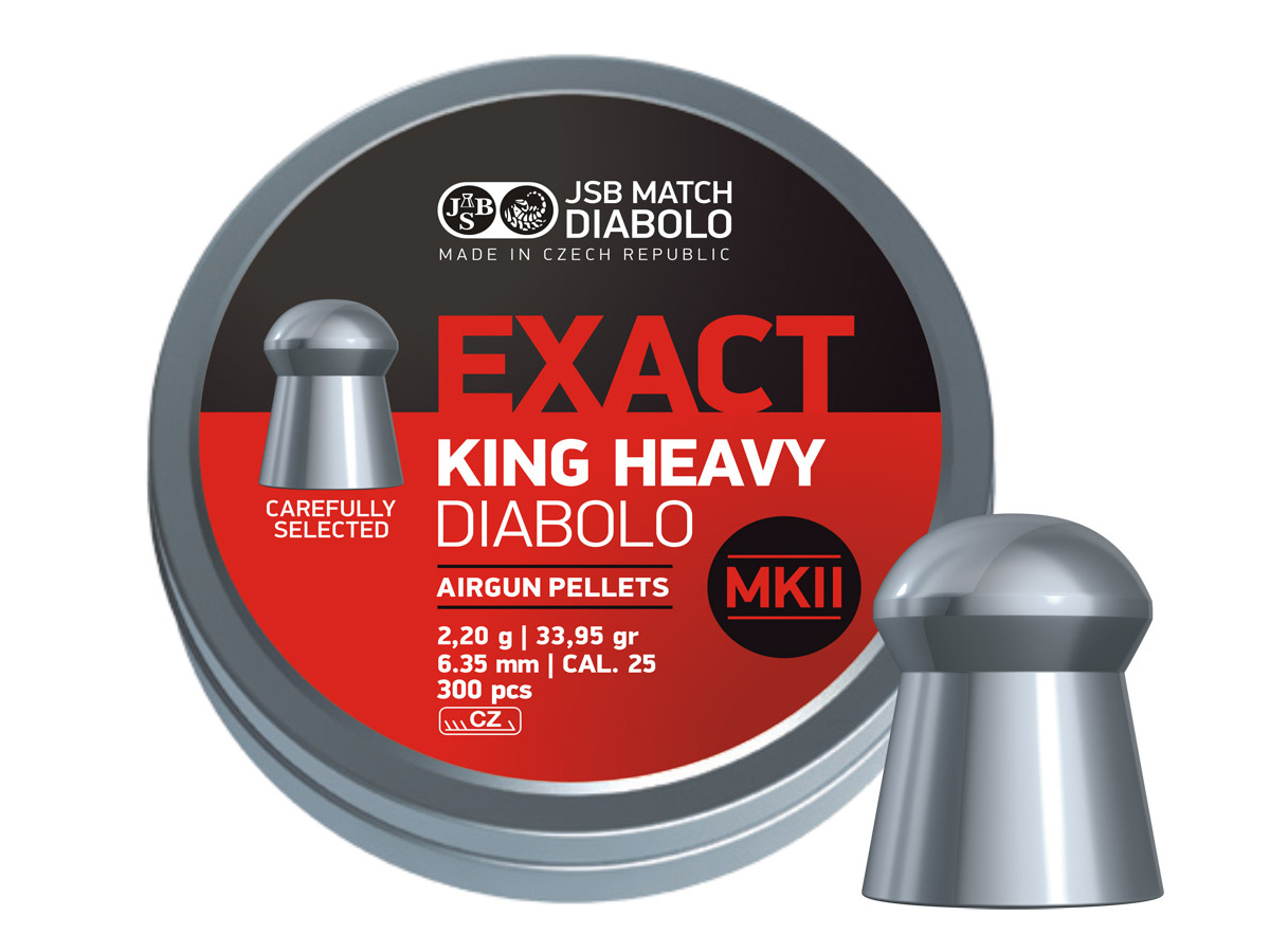 JSB Exact King Heavy MKII 6,35mm 300ks