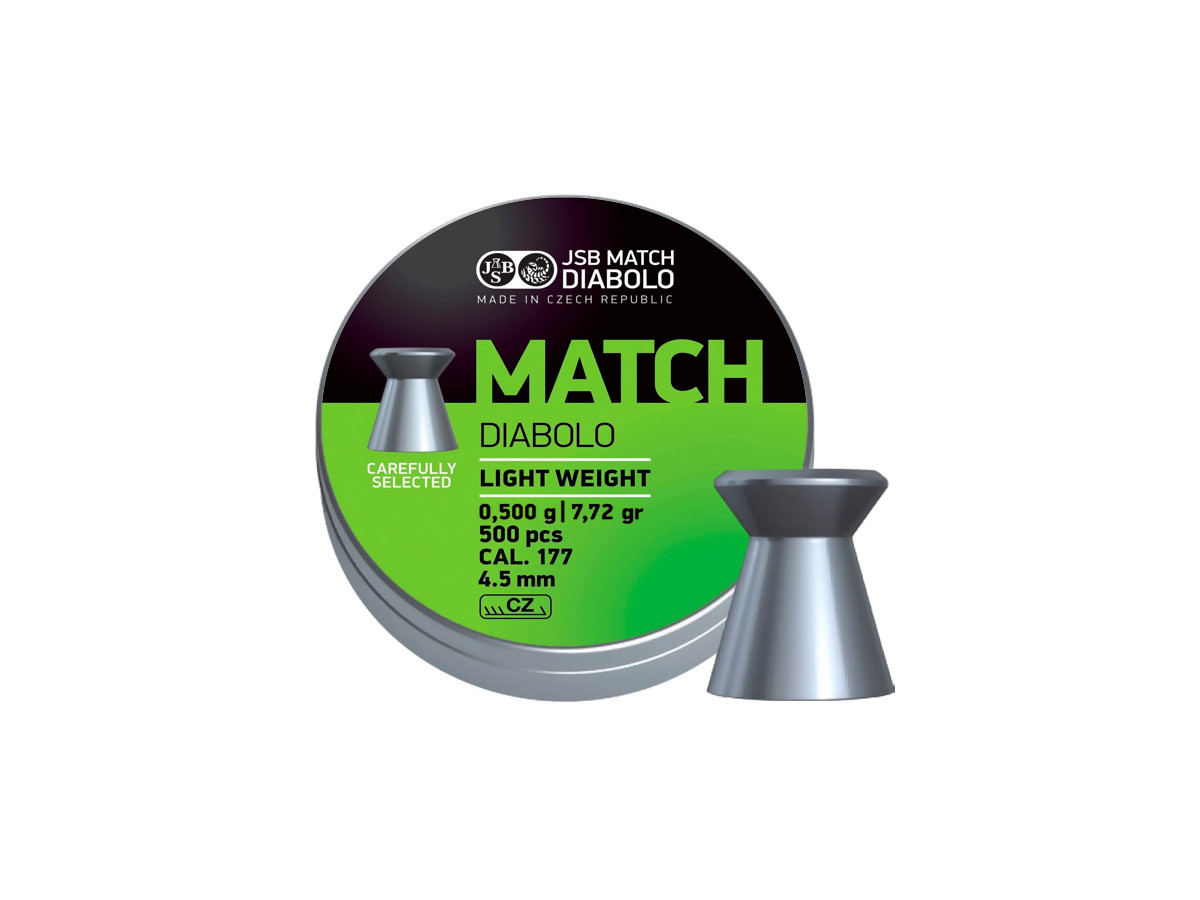 JSB Match Light weight 4,51mm 0,500g 500ks